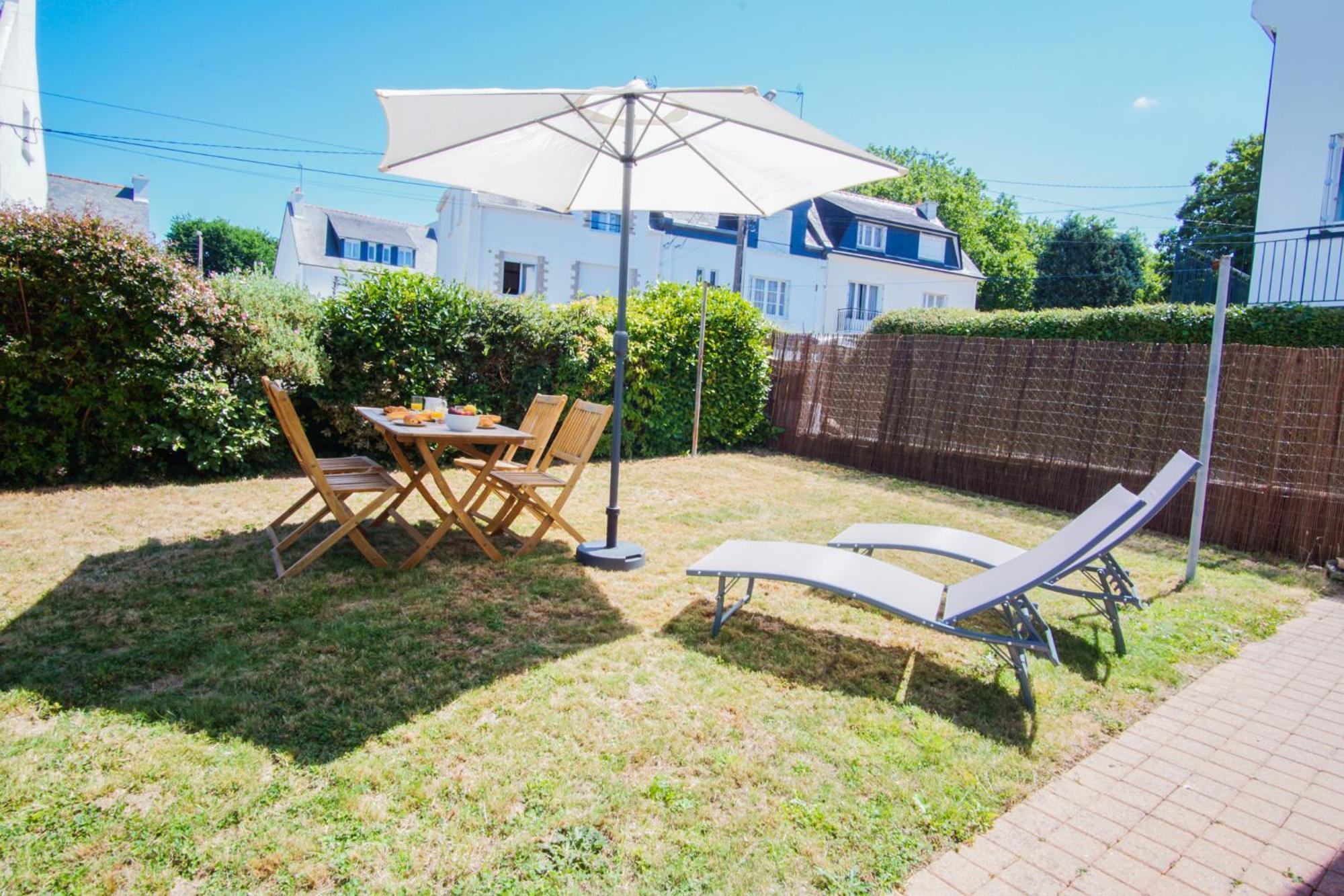 -Le Sentier- Elegant T3 Avec Jardin Proche Mer Concarneau Dış mekan fotoğraf