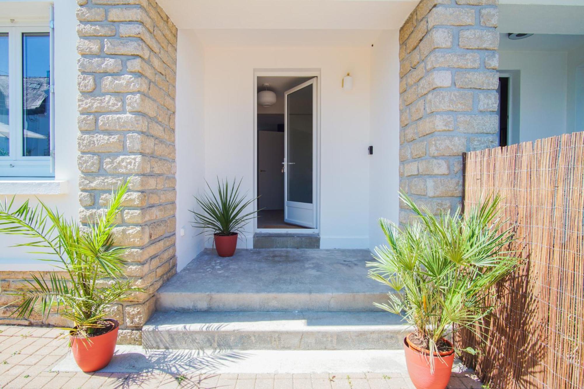-Le Sentier- Elegant T3 Avec Jardin Proche Mer Concarneau Dış mekan fotoğraf