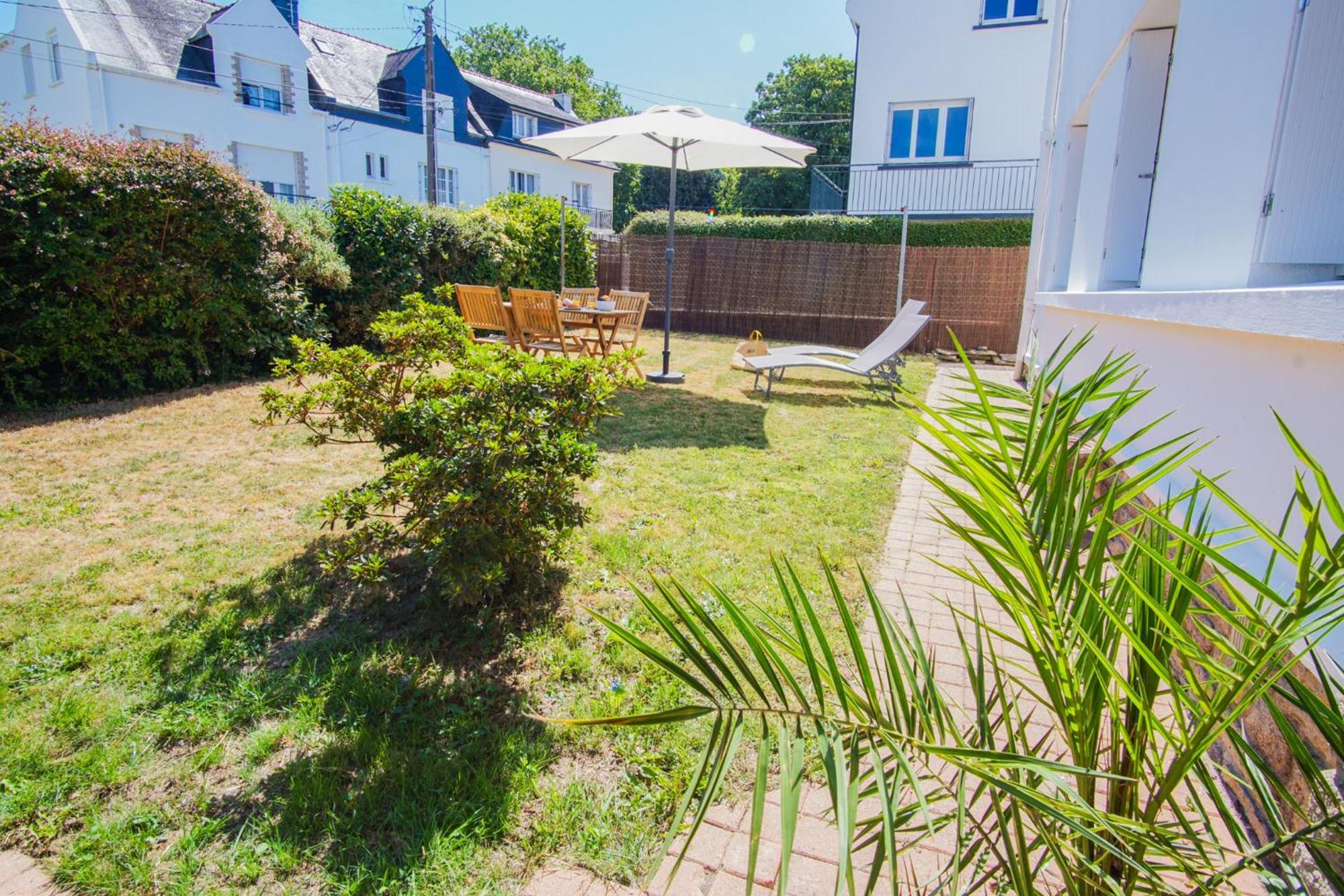-Le Sentier- Elegant T3 Avec Jardin Proche Mer Concarneau Dış mekan fotoğraf